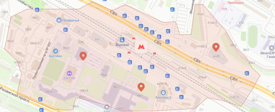 Ремонт стиральных машин возле метро Выхино